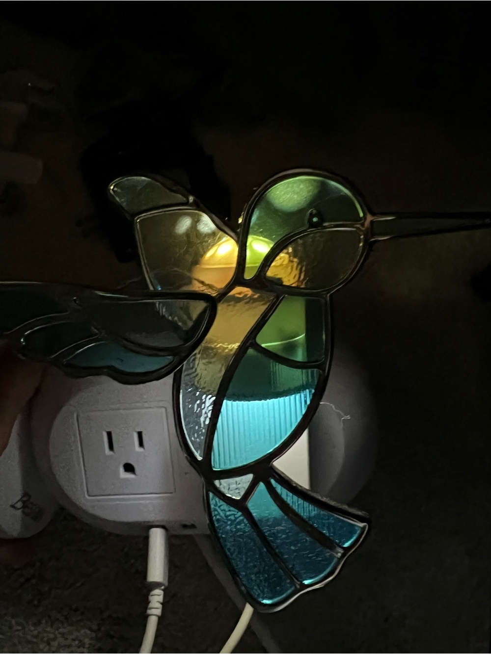 Rare 24/7 light up Hummingbird Bath and Bodyworks Wallflower Plug In
